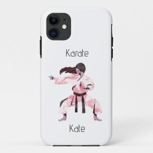 キュートカラートガール武術アーツ Case-Mate iPhoneケース (裏面)