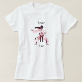 キュートカラートガール武術アーツ Tシャツ (デザイン正面)