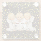 キュートカロリングエンジェルズグラスコースター ガラスコースター (裏面)