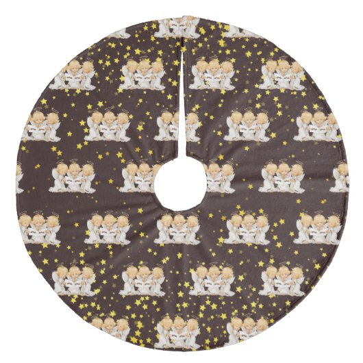 キュートカロリングエンジェルフリースツリースカート フリース ツリースカート (正面)