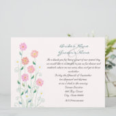 キュートカントリーデイジーリハーサルディナー 招待状 (スタンド正面)