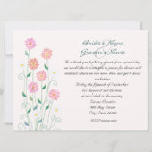 キュートカントリーデイジーリハーサルディナー 招待状 (正面)