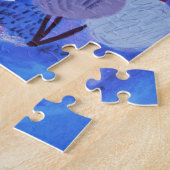 キュートカントリービレッジイラストレーションウォーターカラーアート ジグソーパズル (側面)