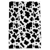 キュートカントリーファームカウズプリント ミディアムペーパーバッグ (裏面)