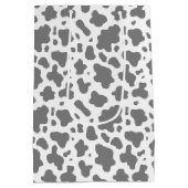 キュートカントリーファームカウズプリント ミディアムペーパーバッグ (裏面)