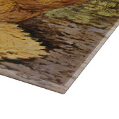 キュートカントリーファームハウスの鶏の鶏のヴィンテージ カッティングボード (角)