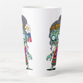 キュートカンボジアンゾンビ カフェラテマグ (正面)