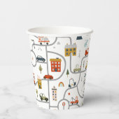 キュートカーズ誕生日 紙コップ (裏面)