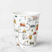 キュートカーズ誕生日 紙コップ (右)