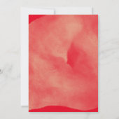 キュートカートゥーンスーパーヒーローファースト誕生日 招待状 (裏面)