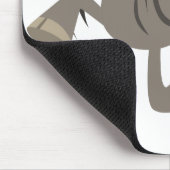 キュートカートゥーンタップ踊りワイルドベーストマウスパッド マウスパッド (コーナー)