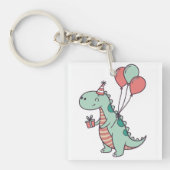 キュートカートゥーンディオナーズ誕生日デザイン キーホルダー (正面)