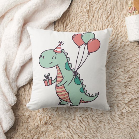 キュートカートゥーンディオナーズ誕生日デザイン クッション (ブランケット)