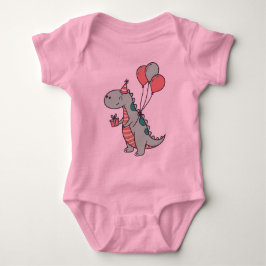 キュートカートゥーンディオナーズ誕生日デザイン ベビーボディスーツ