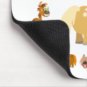 キュートカートゥーンポニーマンダラマウスパッド マウスパッド (コーナー)