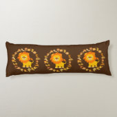 キュートカートゥーンライオンマンダラ抱き枕 ボディピロー (裏面)