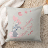 キュートカートマンガバニーバレンタイン装飾用クッション クッション (ブランケット)