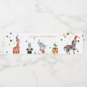 キュートカーニバル回路子供の誕生日パーティー ペットボトルラベル (シングルラベル)