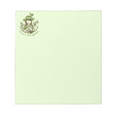 キュートガーデニング引用文ガーデナーガーデン ノートパッド (正面)