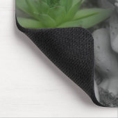 キュートガーデンカエル白黒マウスパッド マウスパッド (コーナー)