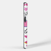 キュートガーリーおもしろいユニコーンレインボースターズ蝶 Case-Mate iPhoneケース (裏面 / 右)