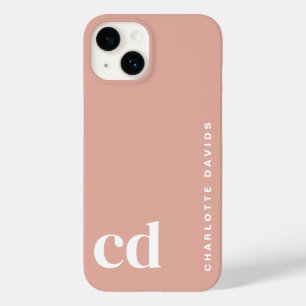 キュートガーリーピーチモノグラム Case-Mate iPhone 14ケース