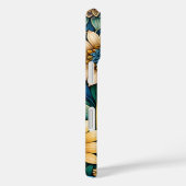 キュートガーリーブルーサンフラワーガーデン抽象芸術アート Case-Mate iPhoneケース (裏面 / 右)