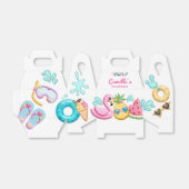 キュートガールサマービーチ誕生日 フェイバーボックス (折り畳みなし)