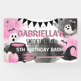 キュートガールズのすごいハロウィン誕生日パーティー 横断幕