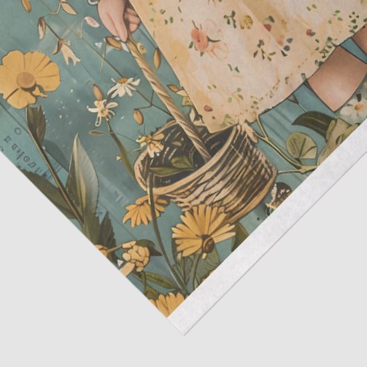 キュートガールズインガーデンティッシュペーパー 薄葉紙 (詳細)