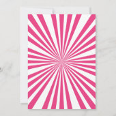 キュートガールズサーカスカーニバル誕生日招待状 招待状 (裏面)