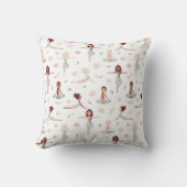 キュートガールズゼンヨガ瞑想スピリチュアルナマステ クッション (正面)