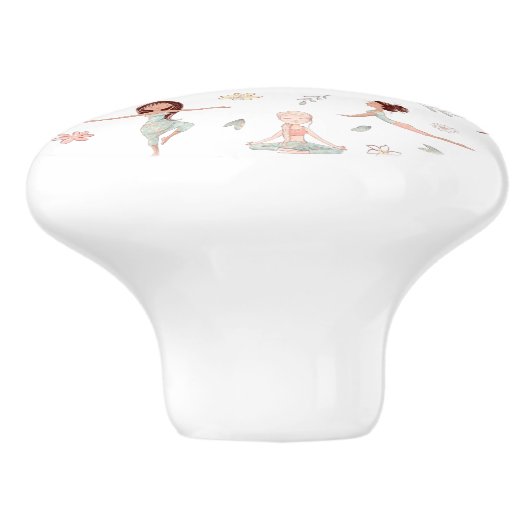 キュートガールズゼンヨガ瞑想スピリチュアルナマステ セラミックノブ (側面)