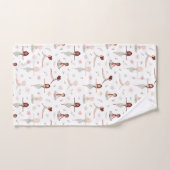 キュートガールズゼンヨガ瞑想スピリチュアルナマステ バスタオルセット (ハンドタオル)