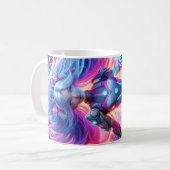 キュートガールズデザイン コーヒーマグカップ (正面左)