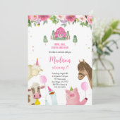 キュートガールセカンドファーム誕生日 招待状 (スタンド正面)