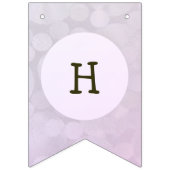 キュートガールヘッジホッグハッピーバースデー バンティングフラッグ (第2の旗)