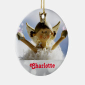 キュートガールマンガーンエンジェルプリンセスバレリーナカスタム セラミックオーナメント (右)