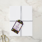 キュートガールミイラハローウィンパーティ ギフトタグ (より糸付き)