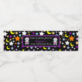 キュートガールミイラハローウィンパーティ ペットボトルラベル (シングルラベル)