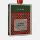 キュートガール小妖精や小人リースホリデーフォトオーナメント メタルオーナメント (右)