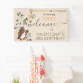 キュートガ間抜けース子供部屋ライム誕生日へようこそ 横断幕 (インサイチュ)