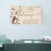 キュートガ間抜けース子供部屋ライム誕生日へようこそ 横断幕 (トレードショー)