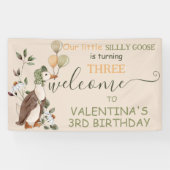 キュートガ間抜けース子供部屋ライム誕生日へようこそ 横断幕 (横)