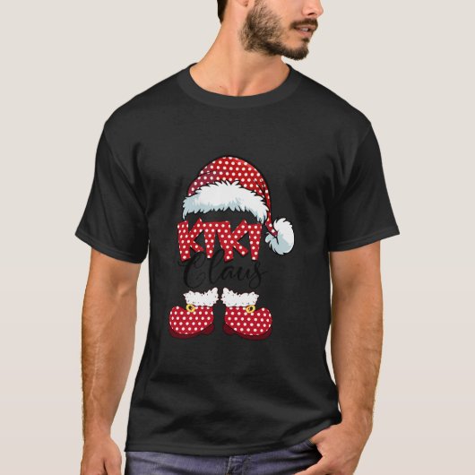 キュートキキクロースニュークリスマスサンタクロースロングスル Tシャツ (正面)