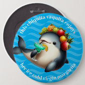 キュートキタバキタグラータ楽しむヴァージンマルガリータ 缶バッジ (正面&裏面)