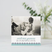 キュートキッお洒落ズパーティの招待状 招待状 (スタンド正面)