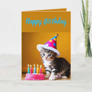 キュートキッストライプのテン誕生日 カード