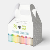 キュートキッズクレヨンおもしろいレインボープレスクール卒業 フェイバーボックス (裏面サイド)