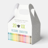 キュートキッズクレヨンおもしろいレインボープレスクール卒業 フェイバーボックス (正面サイド)